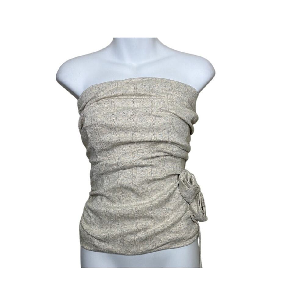 ZEMETA Misty Rose Pick Top Dusty Gray Size XS New with tags